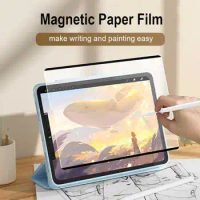 Like Paper Magnetic Screen Protector For Samsung Galaxy Tab S8 S7 S6 10.5 Lite 2020 10.4 S5e Drawing Paper Texture Feel Film