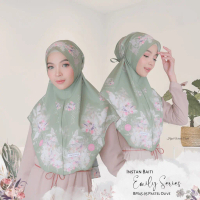 HIRA - Hijabwanitacantik - Instan Baiti Emily BM45.95 Pastel Olive | Hijab Instan | Jilbab Instan