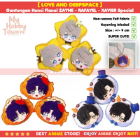 Gantungan Kunci Flanel Game Love And Deepspace Rafayel Xavier Zayne Keychain Special