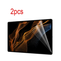 Clear HD Screen Protector Plastic Soft Film For Samsung Tab S9 FE 2023 SM-X510 /Tab S9 FE Plus SM-X610 12.4 2023, 2pcs