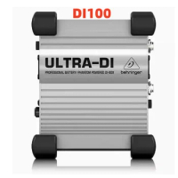 Behringer DI100 Professional Battery/Phantom Powered DI-Box Balanced circuit output aluminum case