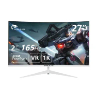 27 Inch 2K Monitor 165HZ Display LED Curved Screen Computer Gaming PC HD DP/HDMI Interface 2560*1440