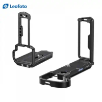 Leofoto Quick Release L Plate for FUJIFILM GFX 100II Camera Holder Custom L Bracket Base Grip for FUJI with battery grip case
