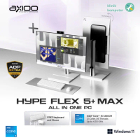 Axioo All in One PC Hype Flex 5+ MAX Intel i5-12600H /8GB-16GB/256GB-512GB/Intel Iris Xe/FHD IPS 27i