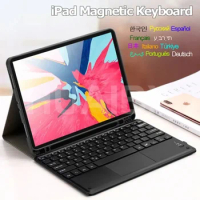For iPad Pro 12.9 11 2022 2021 Case Air 5 10.9 Air 4 3 Pro 10.5 9.7 2018 Tablet Case + Keyboard
