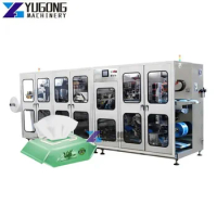 Wet Wipe Making Machine Clean Single Sachet Wet Wipe Bag Forming MachineCosmetic Cleaning Low Price Fully Automatic Daily Clean