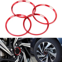 Car Wheel Center Caps Hub Rings Tire Center Decoration Cover Trims For Honda 10Th Civic 2016-2021 Accessories