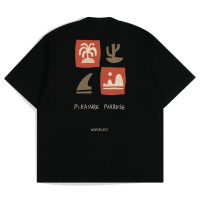 Waveblast Oversize T-Shirt Pleasure BlackÁo thun in hình dáng rộng thoải mái