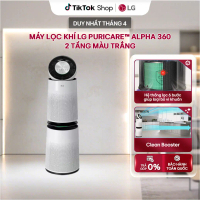 [MIỄN PHÍ VẬN CHUYỂN] Máy lọc không khí LG PuriCare™ Alpha 360 2 tầng màu trắng | AS10GDWH0