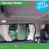 PREMIUM Tirai Gorden horden Mobil Premium Toyota Alphard Vellfire MEWAH