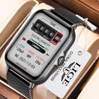 LIGE ใหม่บลูทูธรับสายสมาร์ทนาฬิกาผู้ชาย Full Touch Dial Call Fitness Tracker IP67กันน้ำ Smartwatch สำหรับชายหญิง