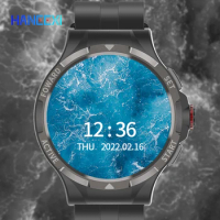 2023 phone call camera Round Big Touch Screen Sport 4g lte Smart Watch Music gps Android sim card Smartwatch For Men women