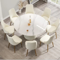 Luxury Coffee Dining Table Mobiles Garden Living Room Study Kitchen Dining Table Set Mahjong Marble Dinning Table Without Chairs