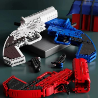 Technical Revolving Signal Pistol Building Block Military Weapon Pistol Bricks Creative Expert Flare Gun Toys For Boy Xmas Gift