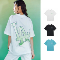 【MLB】背後大Logo短袖T恤 MONOGRAM系列 道奇/紅襪/洋基隊(3ATSM0633-三色任選)