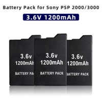 3.6V 1200mAh Lithium Ion Rechargeable Battery Pack Replacement for Sony PSP 2000/3000 PSP-S110 Play Station Portable Gamepad