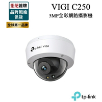 新品上市【TP-LINK】VIGI C250 5MP 全彩球型PoE監視器 網路監控攝影機 內建麥克風 防破壞 防塵防水