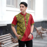 Koko Baju Koko, Koko Dewasa Lelaki, Kemeja Lengan Panjang Batik, Baju Lebaran, Koko Gamis, Kurta Mus