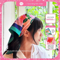 【Deal hot]】 【Đang hot】 Khăn bandana Tòhe, khăn lụa quàng cổ, khăn vuông trùm đầu, khăn bandana lụa c