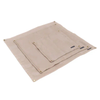 【Chill Outdoor】露營焚火防火布 S號 50x50cm(防火墊 焚火台 滅火毯 隔熱墊 隔熱布 露營防火布 阻燃布)