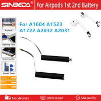 Replace Battery For Airpods 1st 2nd A1604 A1523 A1722 A2032 A2031 Air Pods 1 Air Pods 2 Replaceable Battery GOKY93mWhA1604