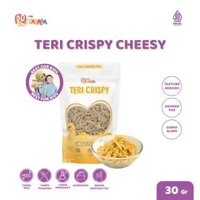 New D'MAMAM Teri Crispy Keju 30gr No MSG HALAL Cemilan Lauk Praktis Anak MPASI