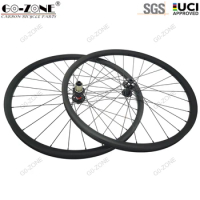 MTB Wheelset 29 Carbon Clincher Tubeless Novatec 791 792 MTB Wheel Thru Axle / Quick Release / Boost Carbon MTB Wheels 29