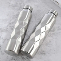 1 Liter Water Bottle Stainless Steel Bottle Sport Water Bottle Large Capacity Single-wall Gym Sport Water Jug Fitness Kettle