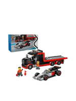 ตัวต่อรถเสริมทักษะ F1 Display Truck With Audi F1 Race Car 60493 หลากสี