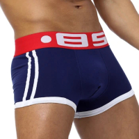 ORLVS Brand men Underwear Men boxer Sexy cotton Cuecas Mens boxer shorts Underwear Man male underpants slip
