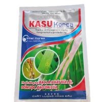 phân bón lá Kasu phòng bạc lá ( cháy bìa lá) đốm sọc, đạo ôn lúa. 1 gói 100gram/3 bình 25 lít nước.