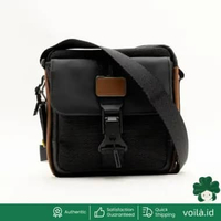 Tumi Alpha Bravo Junior Messenger Bag Canvas Black Onyx Black