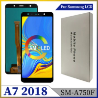 Super AMOLED For Samsung Galaxy A7 2018 A750 LCD Display Touch Screen Digitizer For SM-A750F A750G LCD Screen Replacement Parts