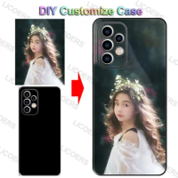 Custom Case for Samsung Galaxy S24 S23 S22 S21 S20 Ultra FE Plus S10 Note 20 A30 S9 A21S A70 A31 A52S A72 A53 Cover DIY Photo