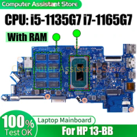 For HP 13-BB Laptop Mainboard DA0G7FMBAG0 i5-1135G7 i7-1165G7 RAM Notebook Motherboard