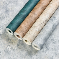 複古工業風水泥灰墻紙北歐風INS矽藻泥素色純色客廳臥室餐廳壁紙