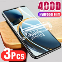 3Pcs Hydrogel Films For OnePlus Nord CE 3 Lite Full Cover screen protector For OnePlus Nord N30 Transparent Soft Protective Flim