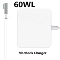 100% Original Work With LOGO 60W Magnetic Notebook Laptops Power Adapter Charger For Macbook Pro 13'