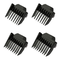 4Pcs Limit Comb Replacement Combs Trimmer Head Limit Comb for Philips Hair Clipper 3mm 5mm 7mm 9mm,Black