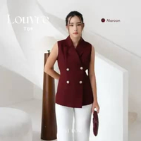 Louvre Top | Top Wanita | Atasan Terbaru Wanita | Blouse Wanita | Baju Imlek Wanita | Baju CNY Wanit