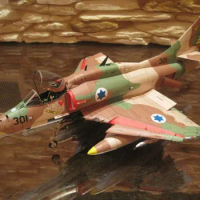 1:32 Scale Douglas A-4 Skyhawk Attack Aircraft DIY Handcraft Paper Model Kit Handmade Toy Puzzles