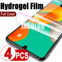 4PCS Screen Gel Protector For Samsung Galaxy M32 M22 M42 M51 M31 M31S M21 A52S A52 A32 5G Hydrogel Safety Film Soft Not Glass