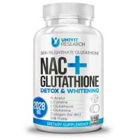 อาหารเสริมเพื่อสุขภาพ, Nac + กลูตาไธโอน, 2028mg, พร้อมสารสกัดจากคอลลาเจนและดอกข่า, สนับสนุนระบบภูมิค