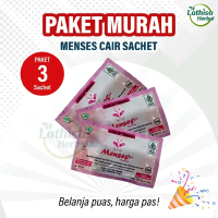 Paket murah haid datang bulan lancar menses cair 3 sashet @15ml