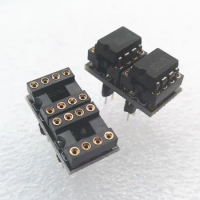 2 piece Single op amp to dual op amp socket Op amp adapter Gold-plated for AD797 NE5534