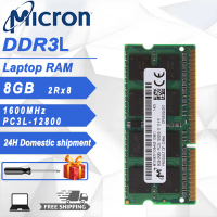 Modul Memori Komputer Riba, 1 keping, 8GB DDR3L 1600Mhz SO-DIMM, 1.35V, RAM 2Rx8, Serasi dengan PC3L