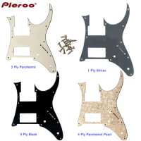 Pleroo Custom Electric Guitar Parts - For Ibanez MIJ RG 750 Guitar Pickguard HH Humbucker Pickup Scratch Plate Multiple Colour