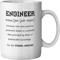 Funny Engineer Coffee Mug Problem Coffee Engineer Solution Sarcasm Coffee Mugs Cups Ceramic Creative Joke Saying Gifts 11oz
