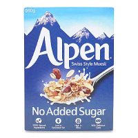Alpen Muesli No Added Sugar, 560g