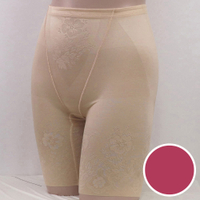 華歌爾-BABY HIP 64-90標準腰長管修飾褲(艷紫粉) 翹臀360度包覆-服貼彈性